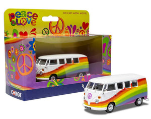 VW Camper- Peace Love & Rainbows