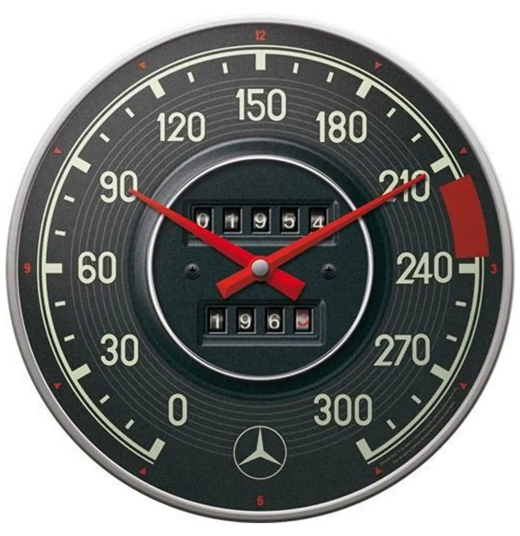 Mercedes Tachometer Wall Clock