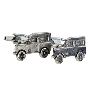 Land Rover Inspired Pewter Cufflinks