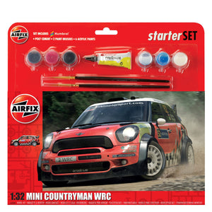 Airfix Starter Set - Mini Countryman WRC Starter Set