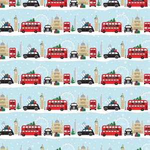 London Christmas Wrapping Paper
