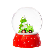 Load image into Gallery viewer, Christmas Tractor Snow Globe
